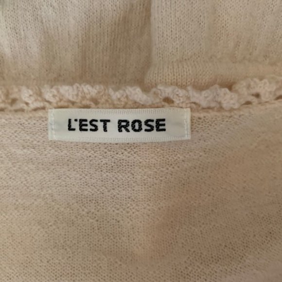 ✨Host Pick✨ L'EST ROSE 100% Wool Long Cardigan Size M - Picture 5 of 6